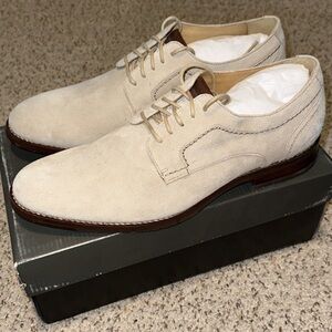 Garnier Beige Suede Oxford Shoes